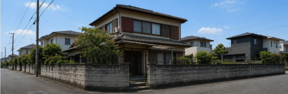 解体前の木造家屋（イメージ）